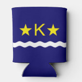 キンシャサ国旗、コンゴクーラーボックス 缶クーラー (裏面)