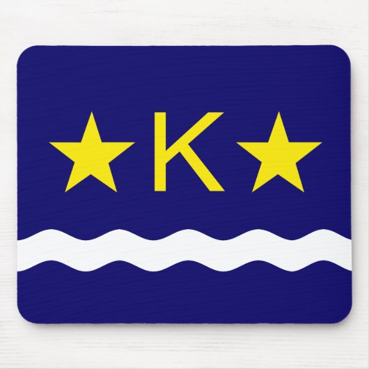 キンシャサ国旗、コンゴマウスパッド マウスパッド (正面)