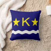 キンシャサ国旗、コンゴ装飾用クッション クッション (ブランケット)