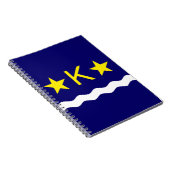 キンシャサ国旗、コンゴ・ノート ノートブック (右側)