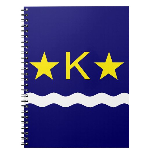 キンシャサ国旗、コンゴ・ノート ノートブック (正面)