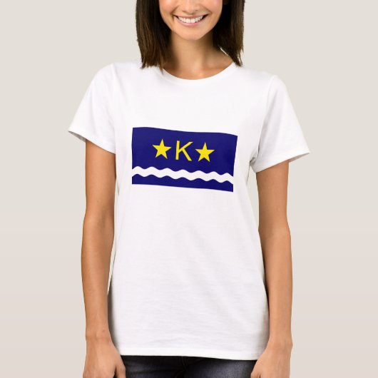 キンシャサ国旗 Tシャツ (正面)