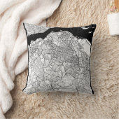 キンシャサDRコンゴの地図 クッション (ブランケット)