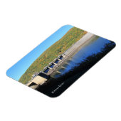 キンズアダム貯水池カラフル秋シーンお土産 マグネット (左側)