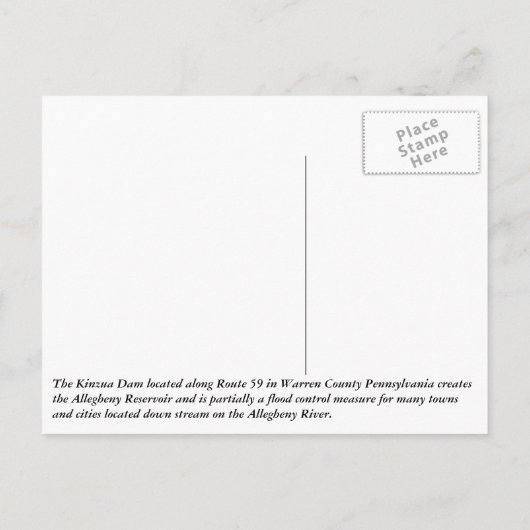 キンズアダム ポストカード (裏面)