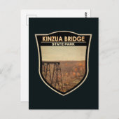 キンズアブリッジ州パークペンシルバニアヴィンテージ ポストカード (正面/裏面)