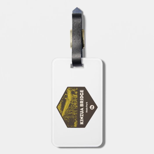 キンズアブリッジ州パークペンシルバニア ラゲッジタグ (裏面縦)
