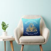 キンセアニェラのティアラの《写真》ぼけ味のきらきら光るな|グラデーションな青 クッション (椅子)