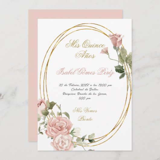 キンセアニェラの日付を保存スペインのする セーブザデート (正面/裏面)