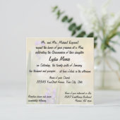 キンセアニェラの誕生日の固まりのタンポポ 招待状 (スタンド正面)