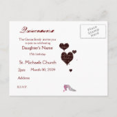 キンセアニェラはがき インビテーションポストカード (裏面)