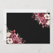 キンセアニェラは日付を保存フローラブルゴーニュ セーブザデート (裏面)