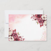 キンセアニェラは日付を保存フローラブルゴーニュ セーブザデート (裏面)