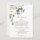 キンセアニェラへの招スペインの待 招待状 (正面)