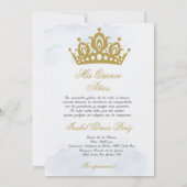 キンセアニェラへの招スペインの待 招待状 (裏面)