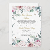 キンセアニェラへの招スペインの待 招待状 (正面/裏面)