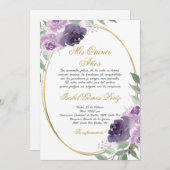 キンセアニェラへの招スペインの待 招待状 (正面/裏面)