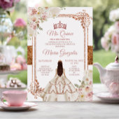 キンセアニェラアイボリークーパーフローラ誕生日クラウン 招待状