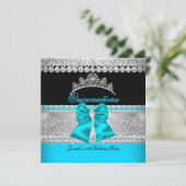 キンセアニェラアクアブルーダイアモンドレースバースデーパーティー 招待状 (スタンド正面)
