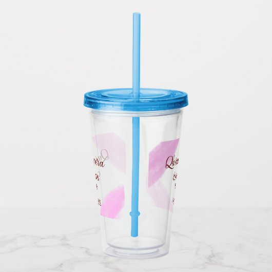 キンセアニェラアノス15th誕生日を追加する名前texture ye アクリルタンブラー (右)