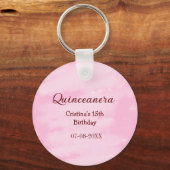 キンセアニェラアノス15th誕生日を追加する名前texture ye キーホルダー (正面)