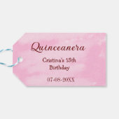 キンセアニェラアノス15th誕生日を追加する名前texture ye ギフトタグ (裏面横)