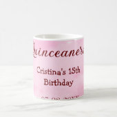 キンセアニェラアノス15th誕生日を追加する名前texture ye コーヒーマグカップ (中央)