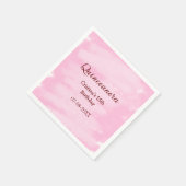 キンセアニェラアノス15th誕生日を追加する名前texture ye スタンダードカクテルナプキン (角)