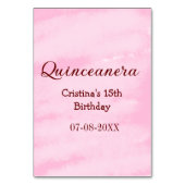 キンセアニェラアノス15th誕生日を追加する名前texture ye テーブルナンバー (裏面)