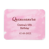 キンセアニェラアノス15th誕生日を追加する名前texture ye マグネット (横)