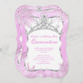 キンセアニェラウィンターワンダーランドシルバーピンクヒール2 招待状 (正面/裏面)