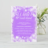 キンセアニェラウィンターワンダーランドスノーフレーク 招待状 (スタンド正面)