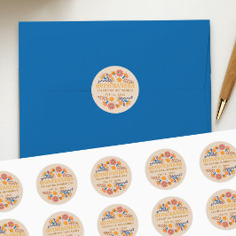 キンセアニェラウエスタンメキシコフェスタパーティー ラウンドシール