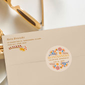 キンセアニェラウエスタンメキシコフェスタパーティー ラウンドシール