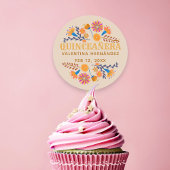 キンセアニェラウエスタンメキシコフェスタパーティー ラウンドシール