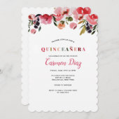 キンセアニェラウォーターカラー招待状 招待状 (正面/裏面)