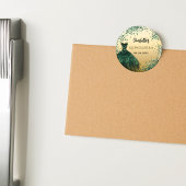 キンセアニェラエメラルドグリーン金ゴールドドレス マグネット