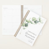 キンセアニェラエレガントグリーンリー15誕生日 プランナー手帳 (ディスプレー)