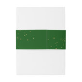 キンセアニェラエレガントスクリプトエメラルドグリーン 招待状ベリーバンド (裏面例)