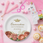 キンセアニェラエレガントティアラフローラ ペーパープレート (パーティー)