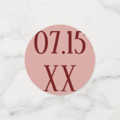 キンセアニェラエレガントピンク15th誕生日パーティー コンフェッティ (スモール正面)