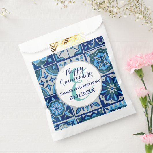 キンセアニェラカスタムギフトアイディアモノグラム名アズレジョ フェイバーバッグ (封をした状態)