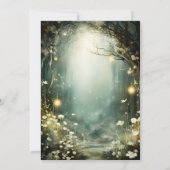 キンセアニェラガウンエンチャントゴールデンフォレストポータル 招待状 (裏面)