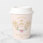 キンセアニェラクラシークラウンヴィンテージフレームカスタム 紙コップ (裏面)