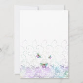 キンセアニェラグラム薄紫ブルーダンサーストリングライト 招待状 (裏面)