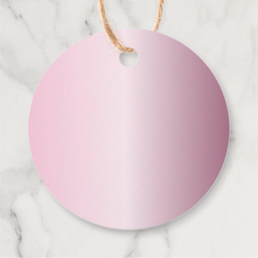 キンセアニェラグリッターピンクメタリック15誕生日 フェイバータグ (裏面)