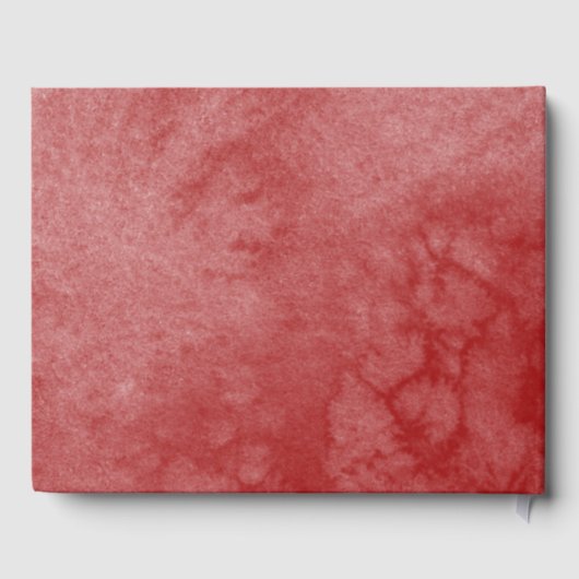 キンセアニェラゲストブックバタフライレッドドレス ゲストブック (裏面)