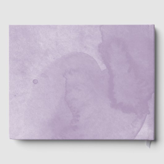 キンセアニェラゲストブックパープルドレスフローラ ゲストブック (裏面)