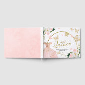 キンセアニェラゲストブック赤面バタフライドレス ゲストブック (全面)