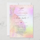 キンセアニェラコットンキャンディバラ金ゴールドプリンセスクラウン 招待状 (裏面)